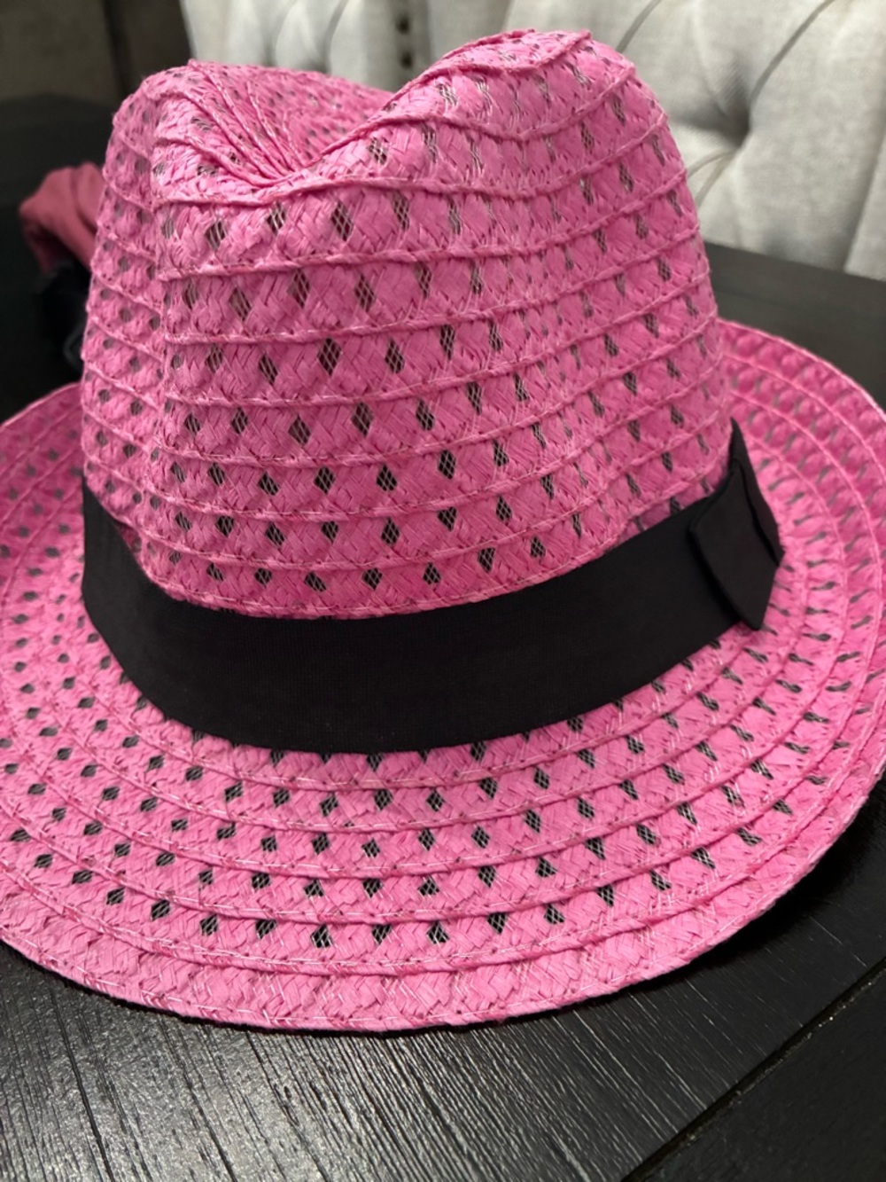 Pink Fedora one size